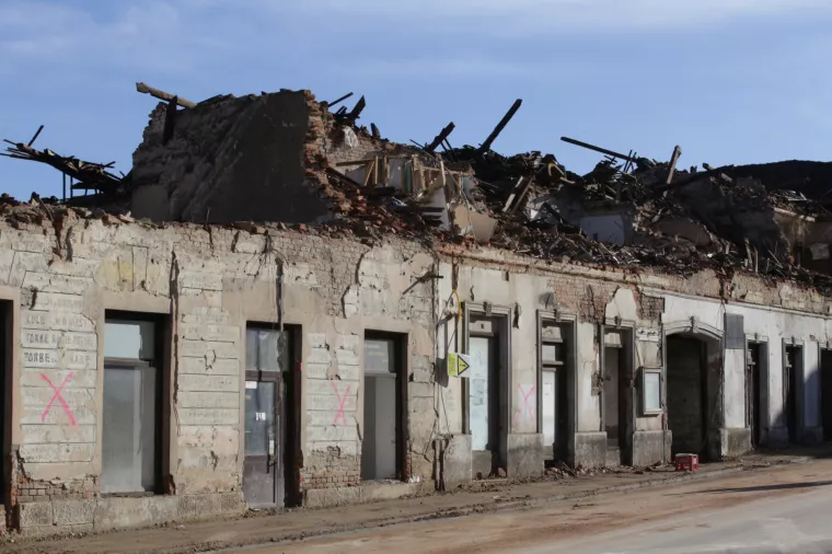 Područje Sisačko-moslavačke županije nastradalo od potresa, Petrinja