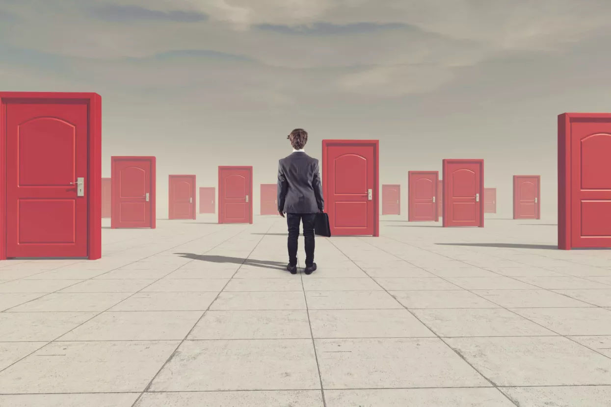 izbor, više izbora, vrata, odluka, zaposlenik