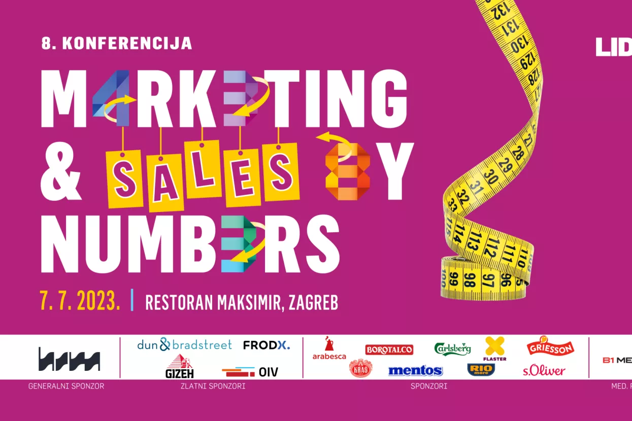 Marketing and sales by numbers 2023 sponzori