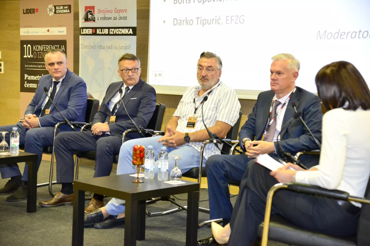 10. konferencija o izvozu, Mario Muller, Darko Pappo, Boris Popović, Darko Tipurić, Gordana Gelenčer