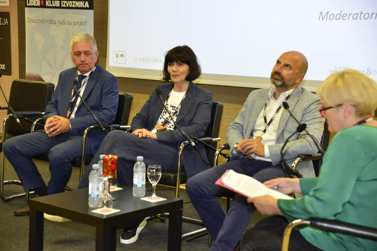 10. konferencija o izvozu, Zlatko Bogadi, Srebrenka Saks, Marin Škufca, Manuela Tašler