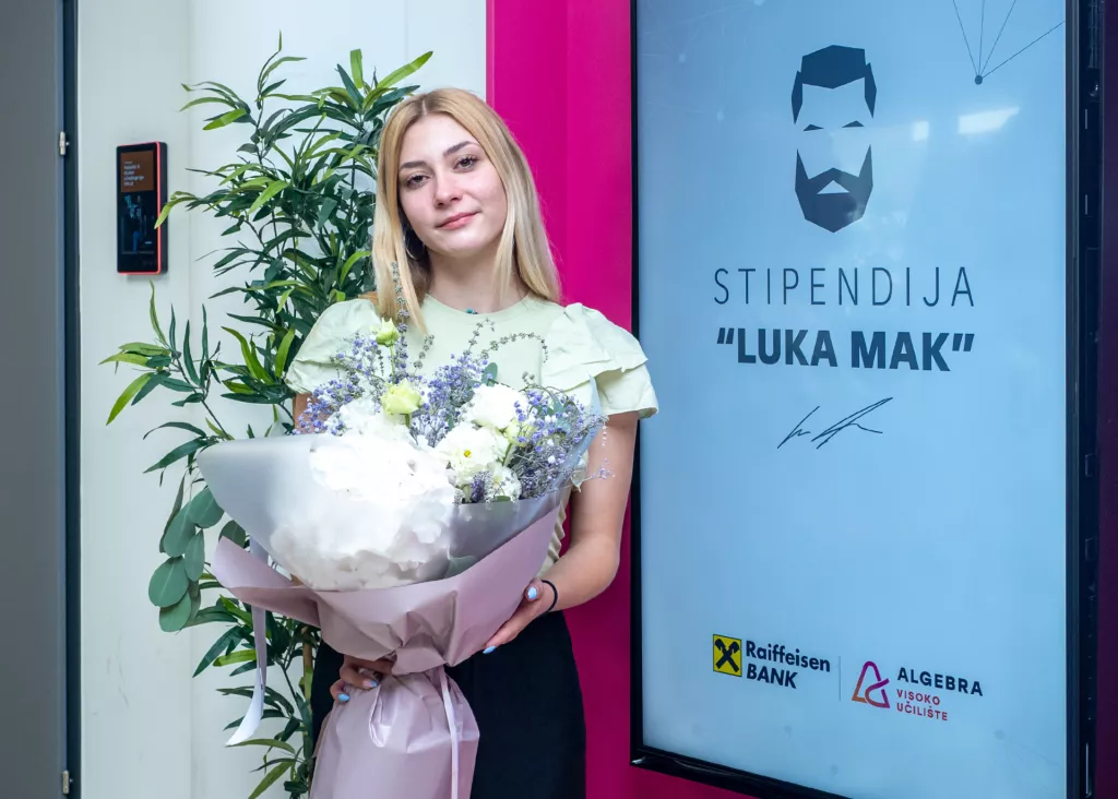 Dodjela stipendije "Luka Mak"<br>Dina Komlinović