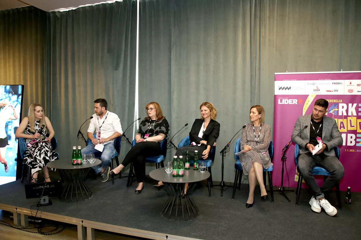 Marketing and sales by numbers 2023. PANEL: ŠTO SE DOGAĐA S PR BUDŽETIMA? Sandra Babić, Mario Aunedi Medek, Marina Bolanča, Manuela Šola, Nataša Trslić Štambak, Vladimir Preselj