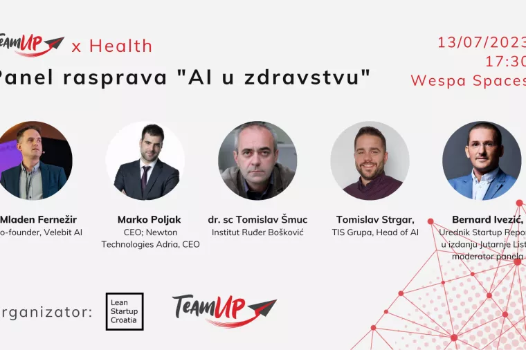 TeamUp x Health Tech<br>Umjetna inteligencija u zdravstvu