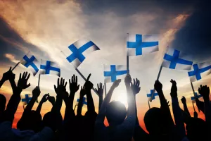 Finska, sreća, najsretnija zemlja, država, nacija, zastava, Finci