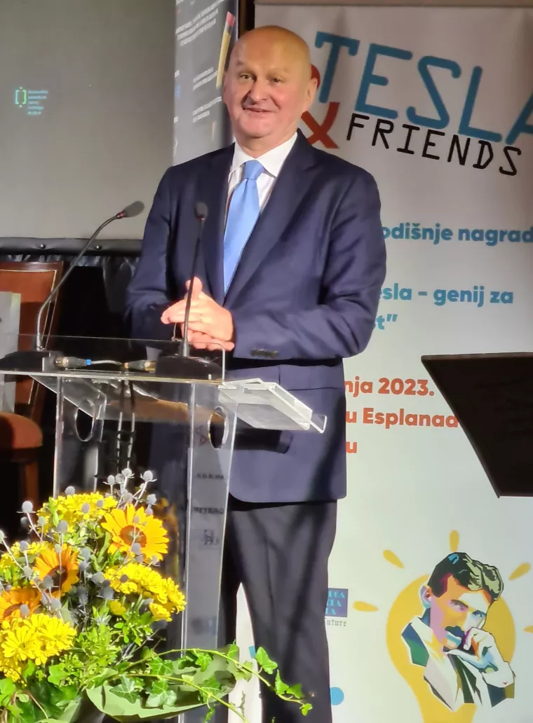 Prof. dr. sc. Stjepan Orešković, nagrada Nikola Tesla za etično poslovanje