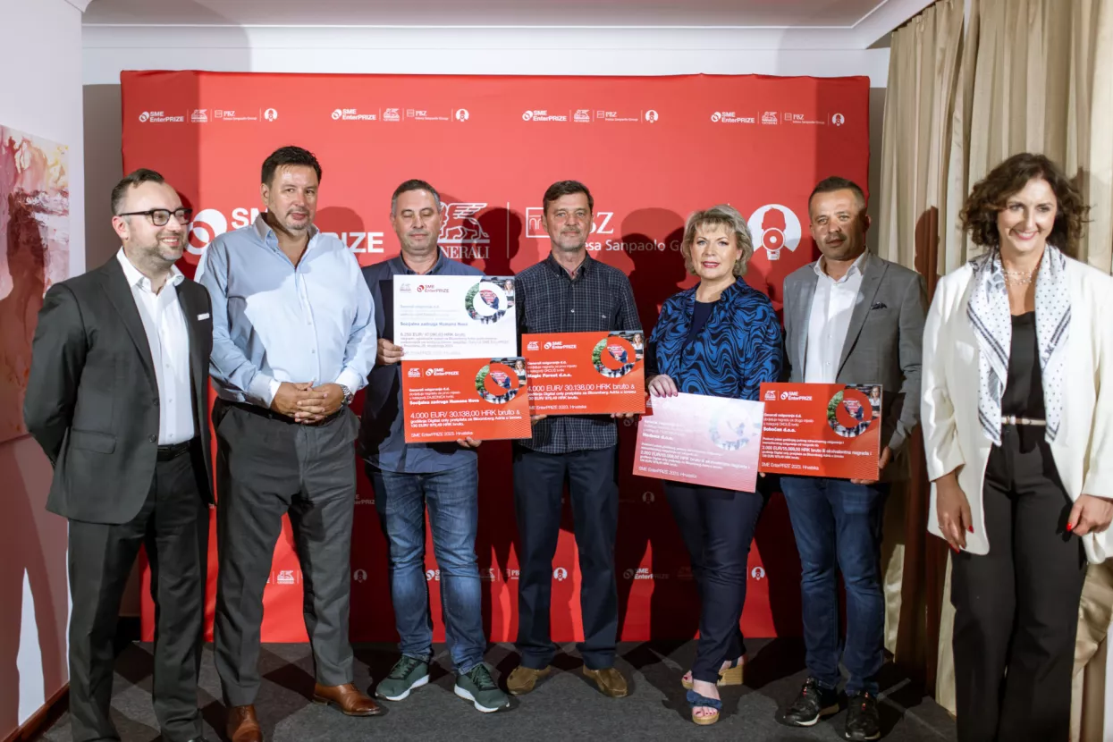 Generali osiguranje s dobitnicima SME EnterPRIZE-a