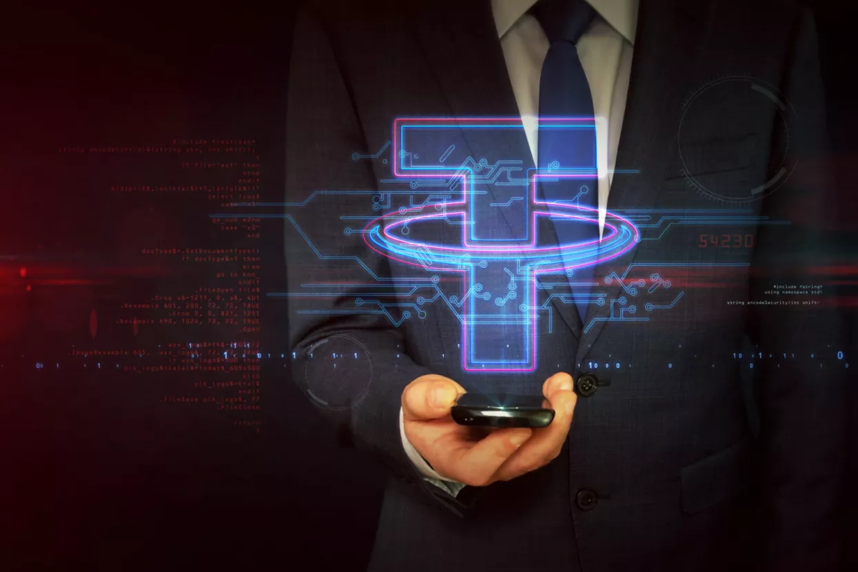 Tether stablecoin symbol