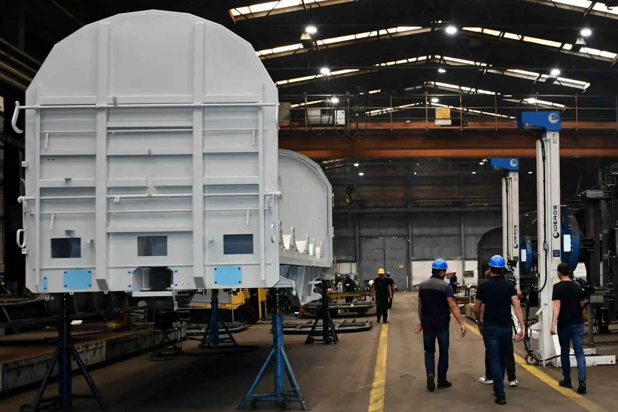  Proizvodnja teretnih vagona u tvornici Đuro Đaković Specijalna vozila. Photo: Ivica Galovic/PIXSELL