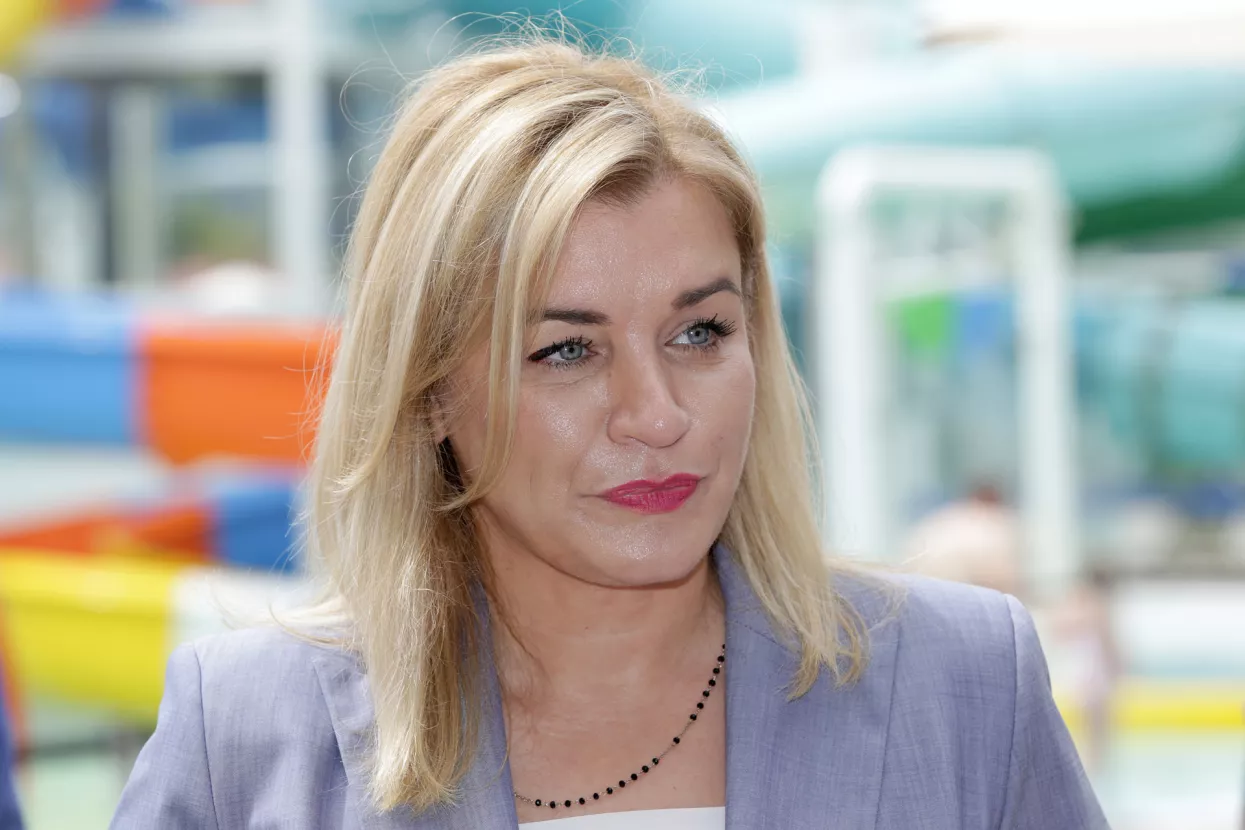 Nikolina Brnjac, Službeno otvaranje nove vodene atrakcije u Termama Jezerčica