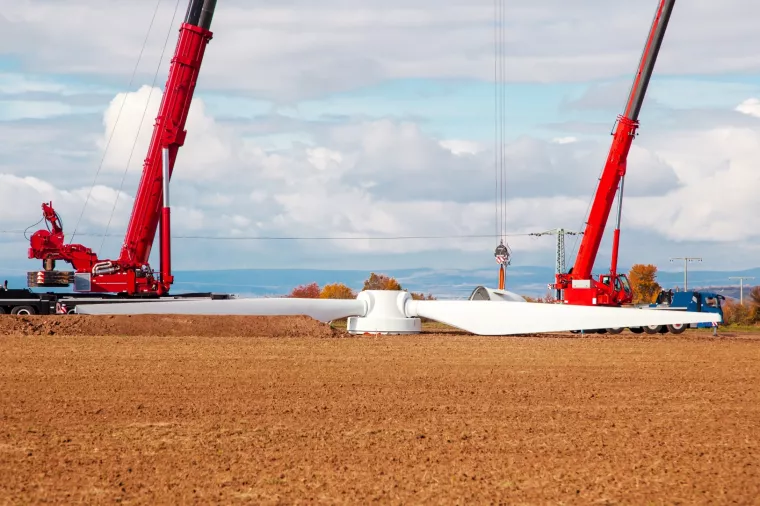 vjetroelektrana, rastavljanje, demontaža, montaža