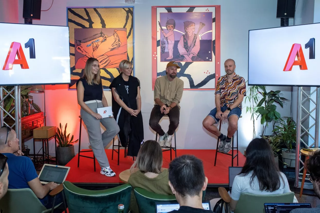 Hrvatska gejming industrija, A1 Hrvatska<br>Maja Fistrić, Iva Ančić, Damir Đurović, Vladimir Bogdanić