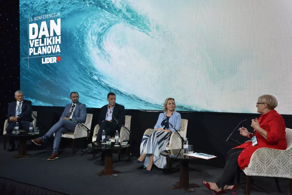 Dan velikih planova 2023. Razvoj poslovanja -prilike i opasnosti, Željko Vučemil, Josip Bičević, Roberto Kutić, Zrinka Bokilić, Manuela Tašler