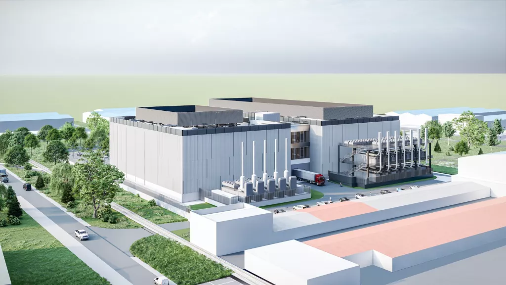 Grafički prikaz podatkovnog centra ZAG2, tvrtke Digital Realty