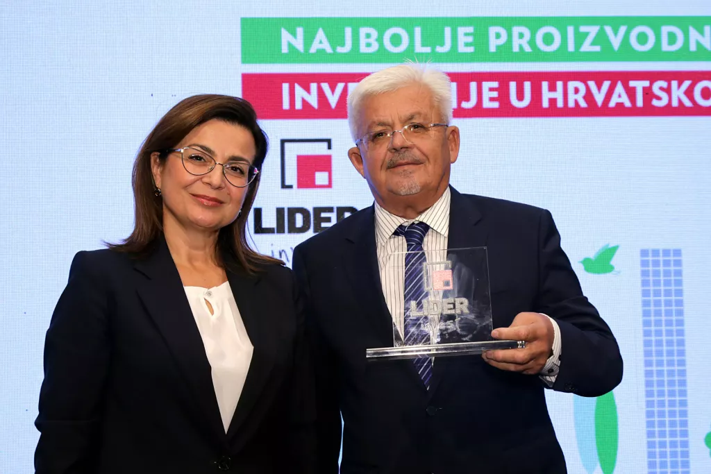 Lider Investicijska konferencija 2023. Marija Šćulac i Franjo Sobočan