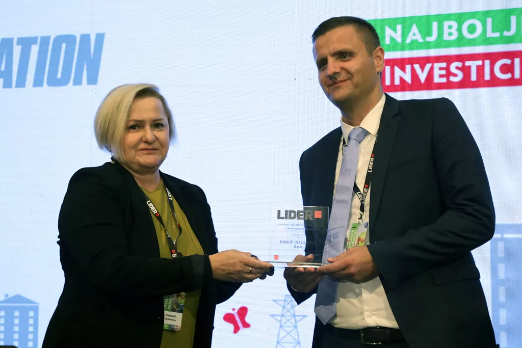 Lider Investicijska konferencija 2023. Ivana Gažić i Stjepan Mršić