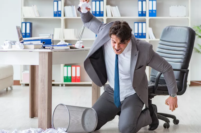 plaća, ured, ljutnja, službenik, menadžer