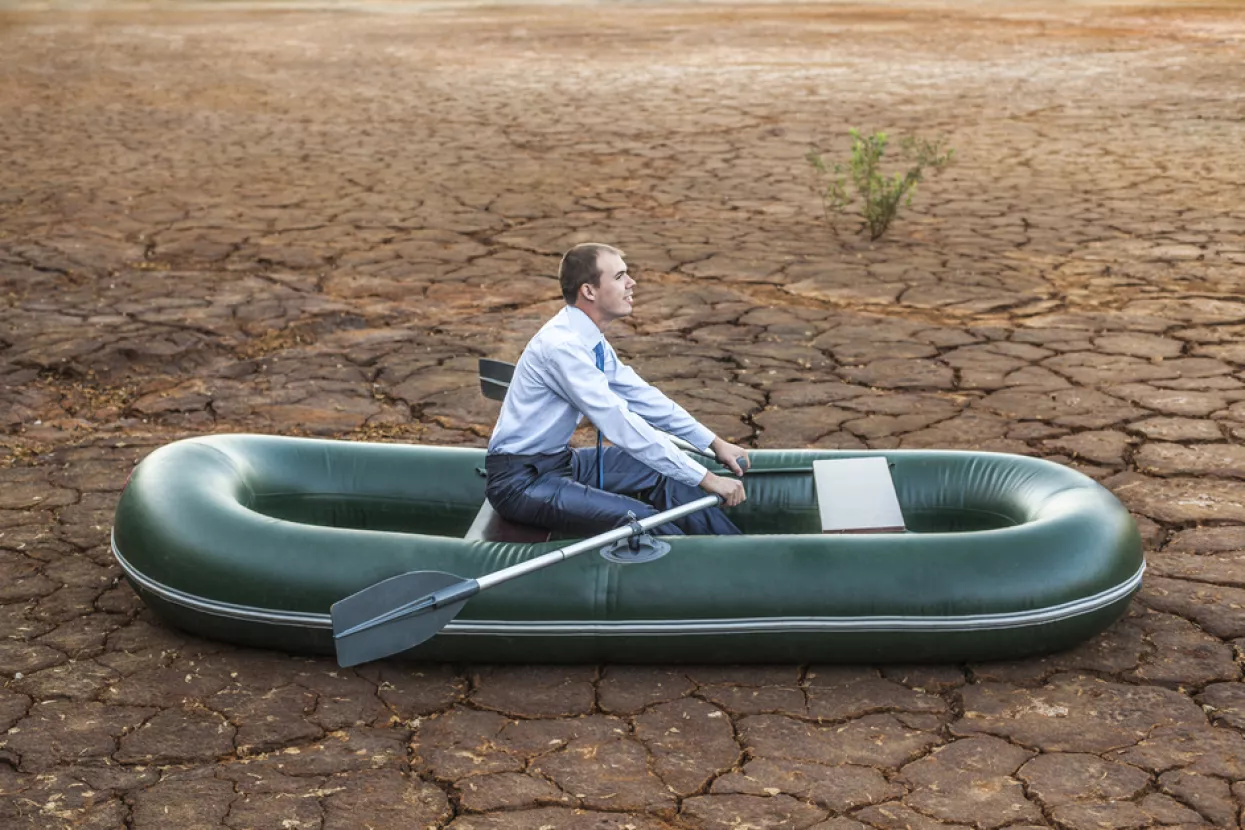stagnacija, napor, trud, uzaludan trud, uzalud, veslanje, zastoj