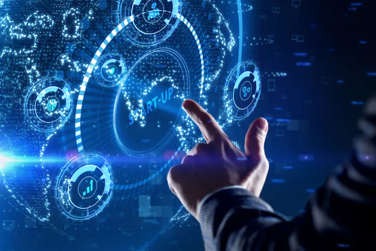 Business, Technology, Internet and network concept. Start-up funding crowdfunding investment venture capital. Entrepreneurship<br>venture, startupi