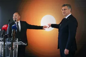 Frane Barbarić i Andrej Plenković