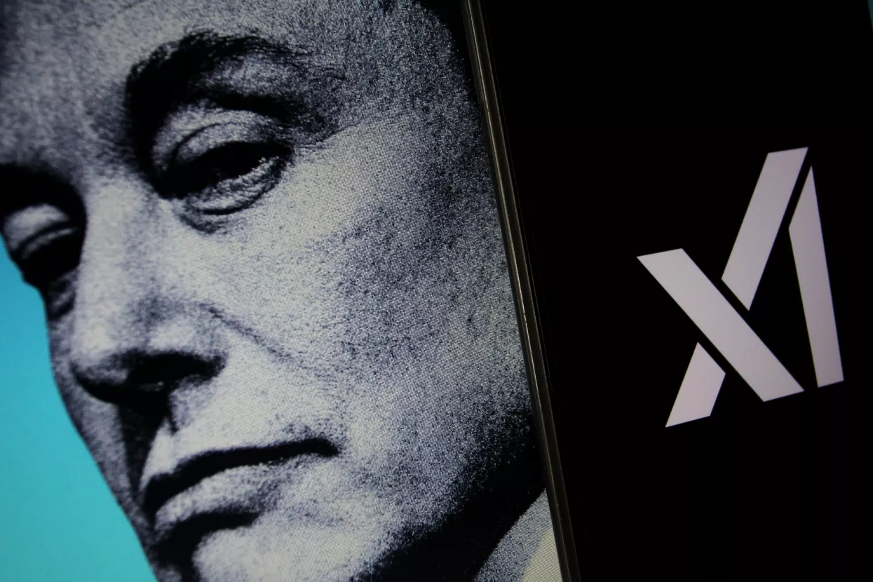  xAI logo, Elon Musk