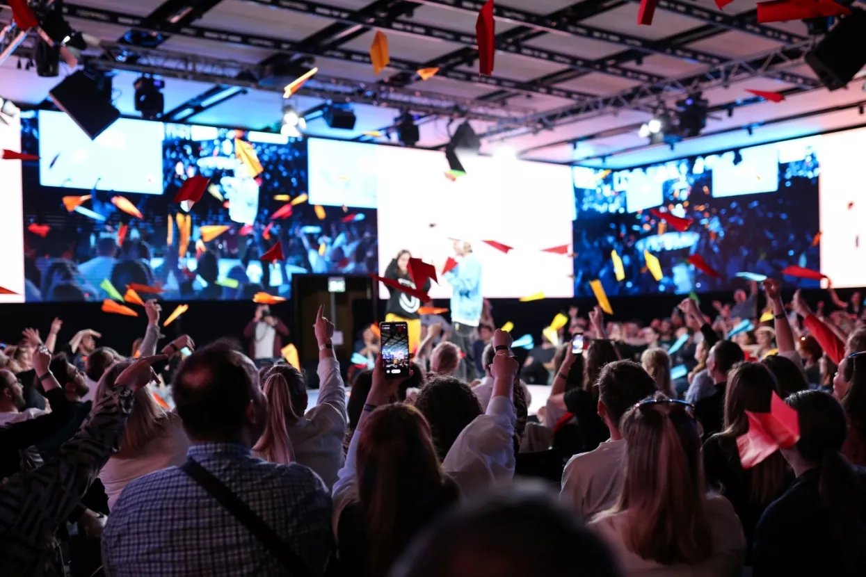 21.04.2023.,Rovinj, 9. Dani komunikacija 2023. u Rovinju. The Word for Work is Play, Julien VallĂ&Scaron;e & Eve Duhamel.