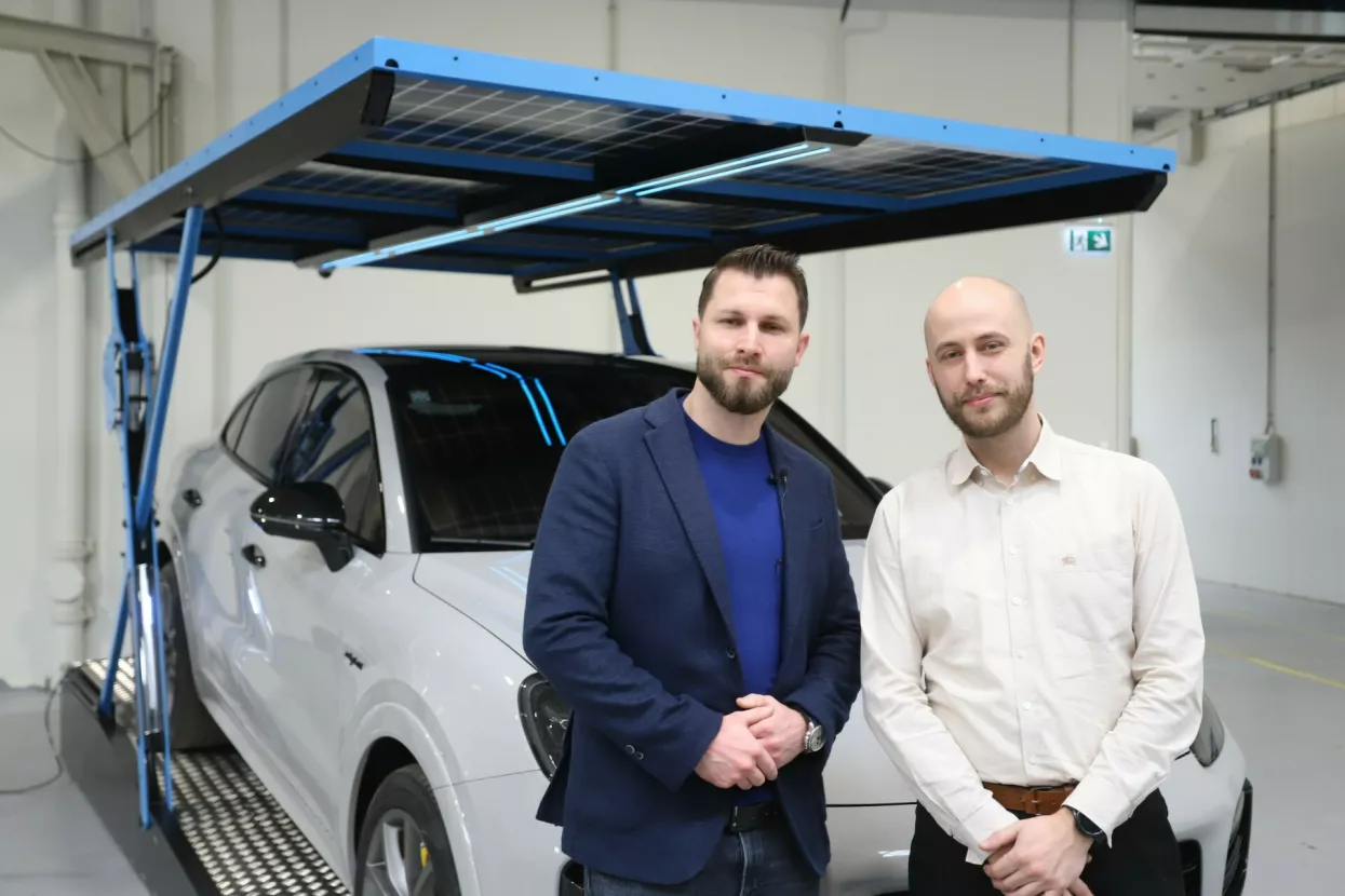 Tomislav Ivanić, kreator Soltiqa, i Nino Babojelić, razvojni inženjer Soltiqa<br>