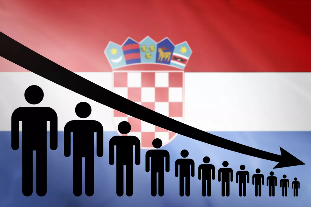 Hrvatska, pad stanovnika, pad broja stanovnika, pad stanovništva, depopulacija, demografija