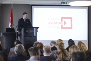 Predstavljanje Bijele knjige 2024. Udruženja stranih ulagača u Hrvatskoj "Konkurentnost Hrvatske nakon dovršetka procesa europskih integracija: novo poglavlje"<br>Marko Primorac