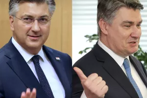 Andrej Plenković i Zoran Milanović