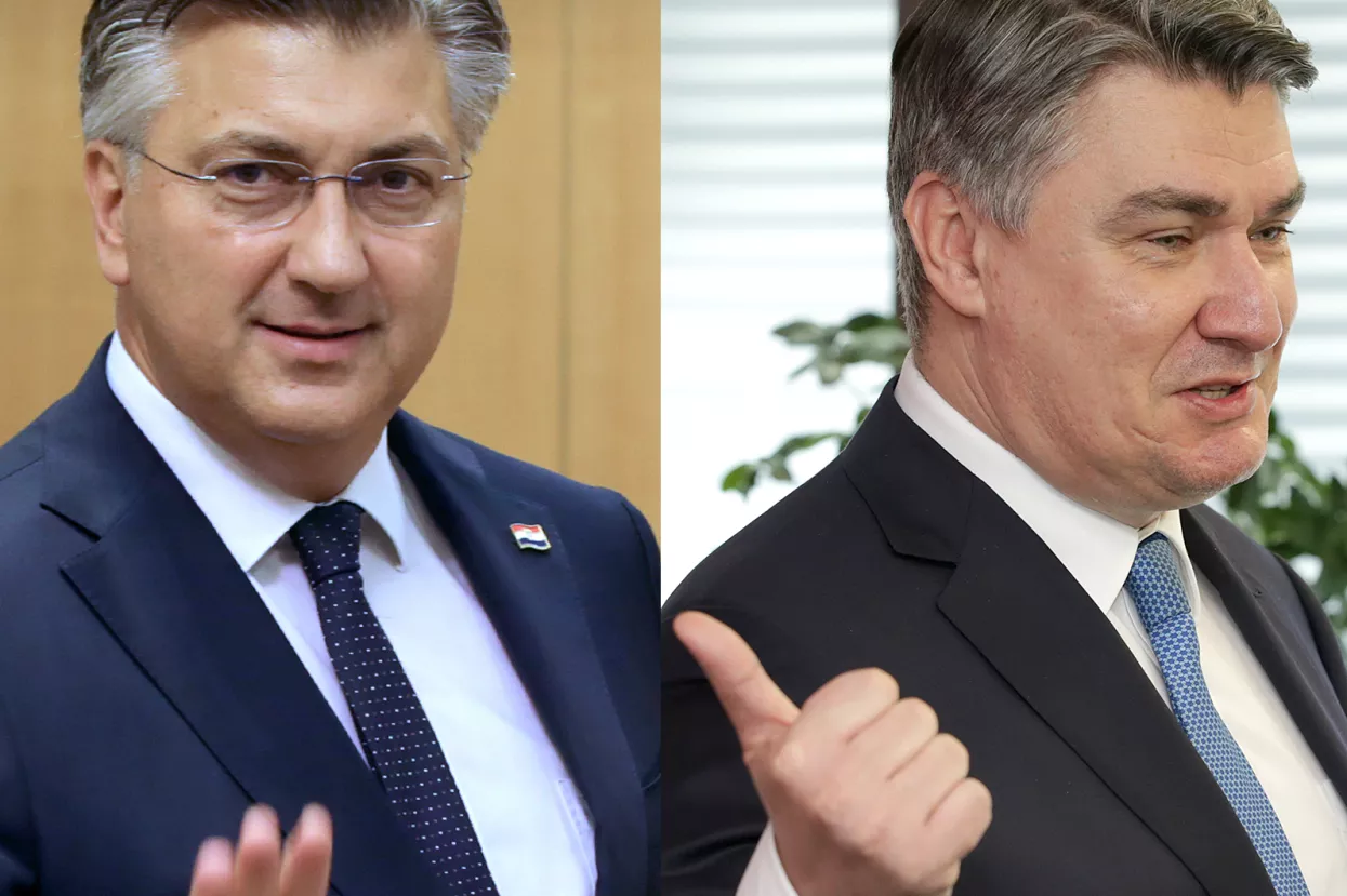 Andrej Plenković i Zoran Milanović