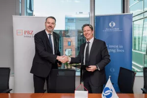 Dinko Lucić, predsjednik Uprave PBZ-a i Mark Davis, regionalni direktor EBRD-a za Srednju Europu 