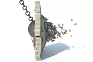 razbijanje mitova, wrecking ball, slom