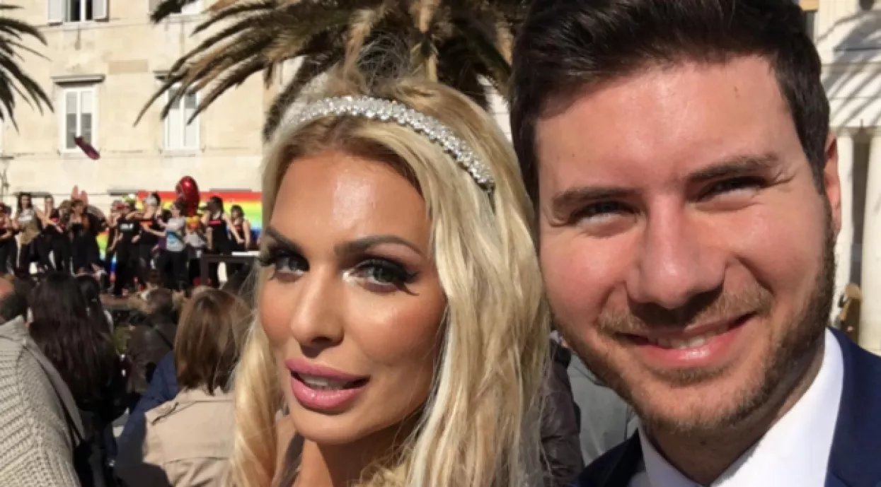 Ava Karabatić i Ivan Pernar