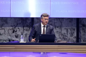 Andrej Plenković na sjednici Vlade