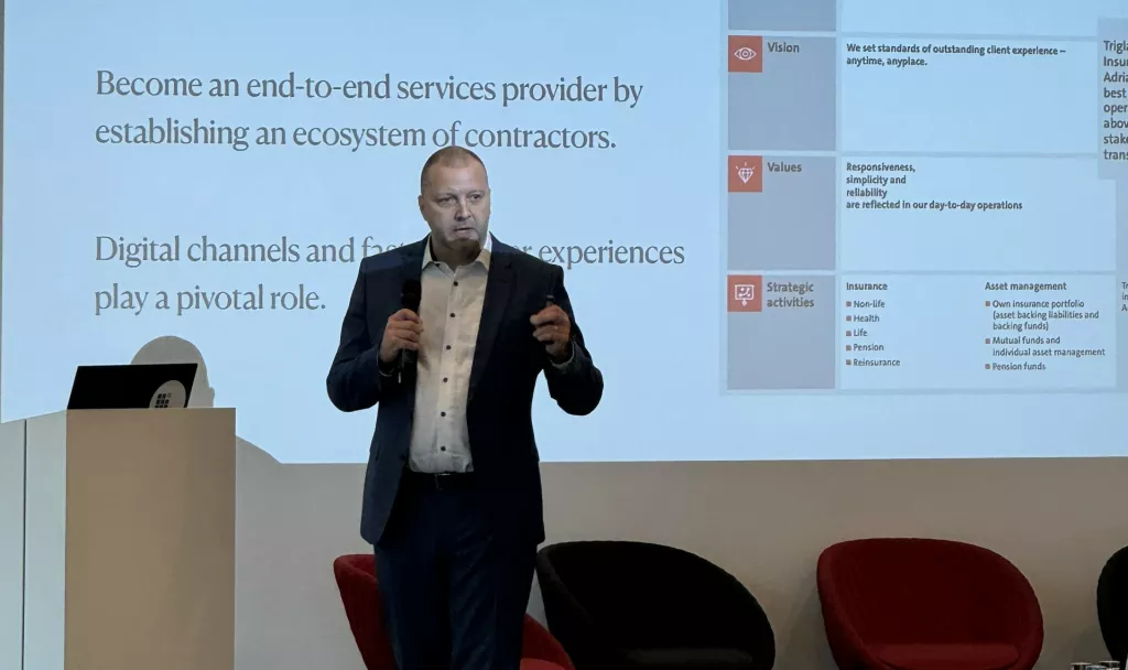 Mark Sedlak, direktorom Prodaje i razvoja poslovanja osiguranja IN2 Koper