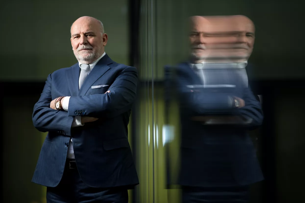 16.3.2021. Rijeka - Ivo Usmiani, predsjednik upravnog odbora JGL-a. Photo: Nel Pavletic/PIXSELL