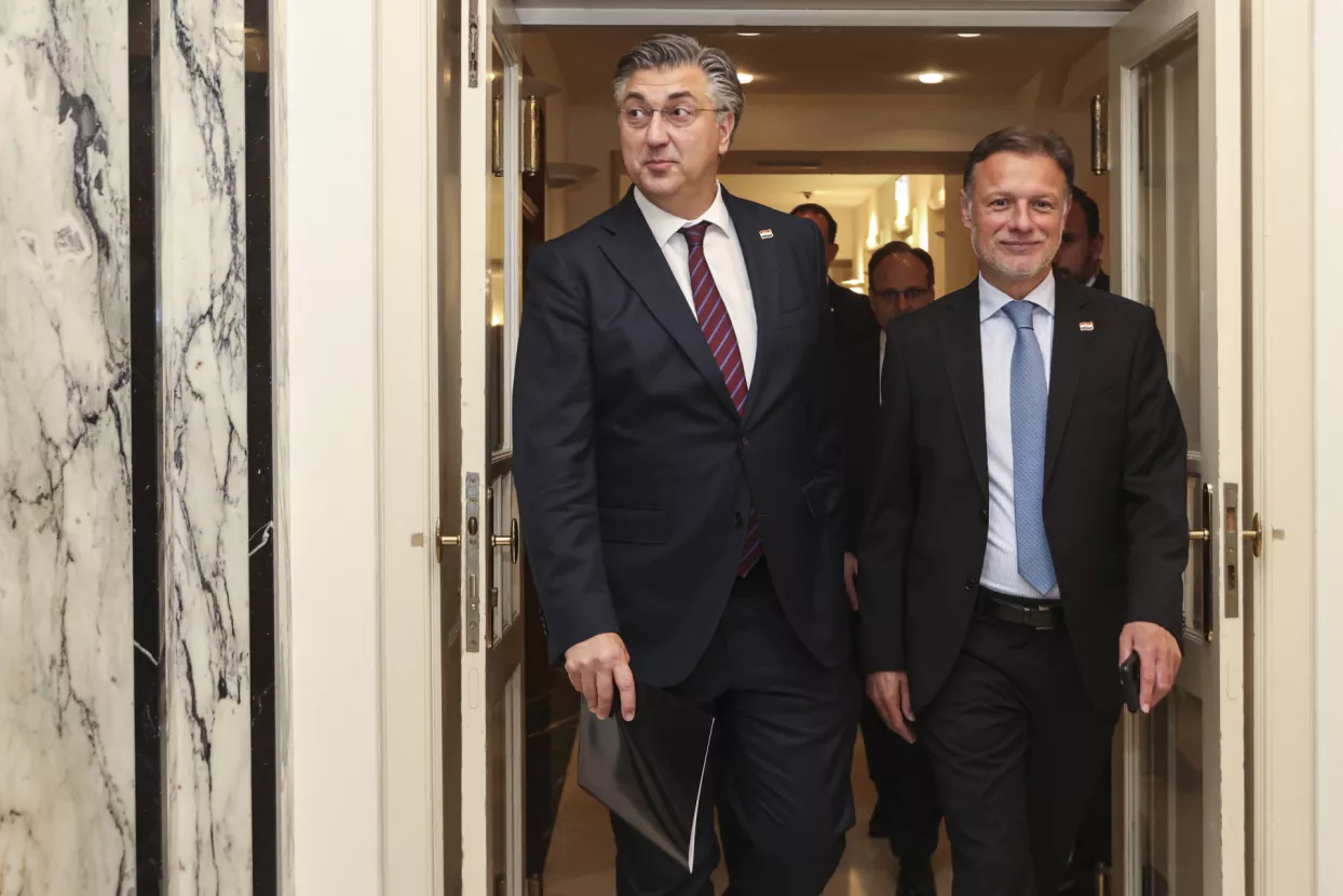 Konstituirajuća sjednica 11. saziva Hrvatskog sabora.Andrej Plenković, Gordan Jandroković