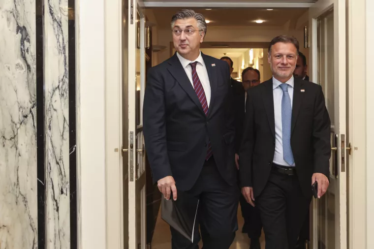 Konstituirajuća sjednica 11. saziva Hrvatskog sabora.Andrej Plenković, Gordan Jandroković