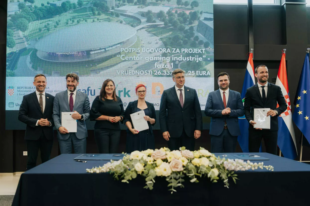 Gaming centar Novska - potpisivanje ugovora