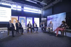 Konferencija Invest in NovskaOkrugli stol 1: Hrvatska na investicijskoj karti: Strategija i prilikeDomagoj Mikulić, Luka Ćirko, Goran Terzić, Marko Ćosić, Burak Baykan, Stjepan Šmit
