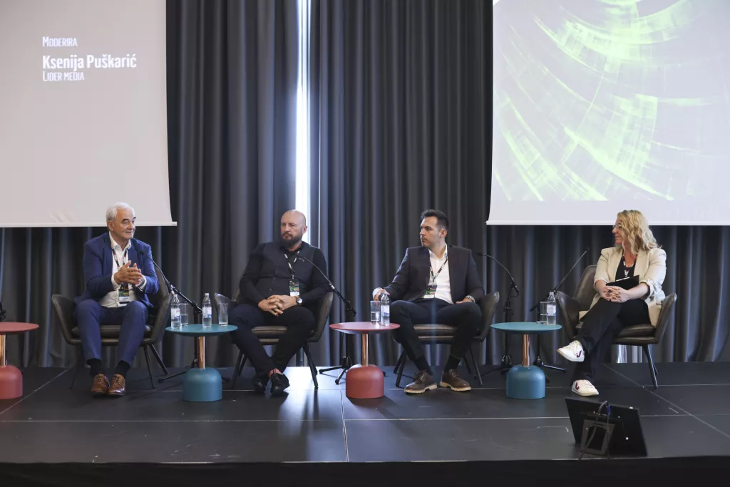 Liderova konferencija G.R.I.D.Slavko Vidović, Drago Cmuk, Filip Olujić