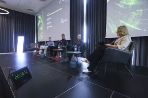 Liderova konferencija G.R.I.D.. forumOkrugli stol: Kako se nositi s rizicima u cyber prostoru:Robert Presak, Zlatan Morić, Bojan Ždrnja, Ksenija Puškarić