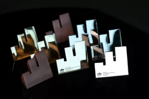 13.04.2024. Rovinj, Treci dan Dana komunikacija 2024. Statue nagrada Effie Awards Hrvatska i MIXX Awards Hrvatska