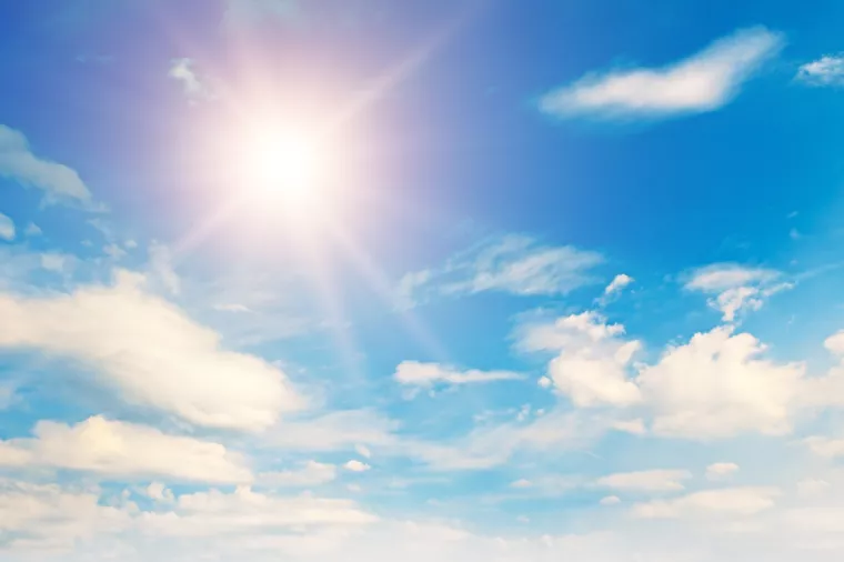 Sunčano, vedro, lijepo vrijeme, sunce, dobra prognoza