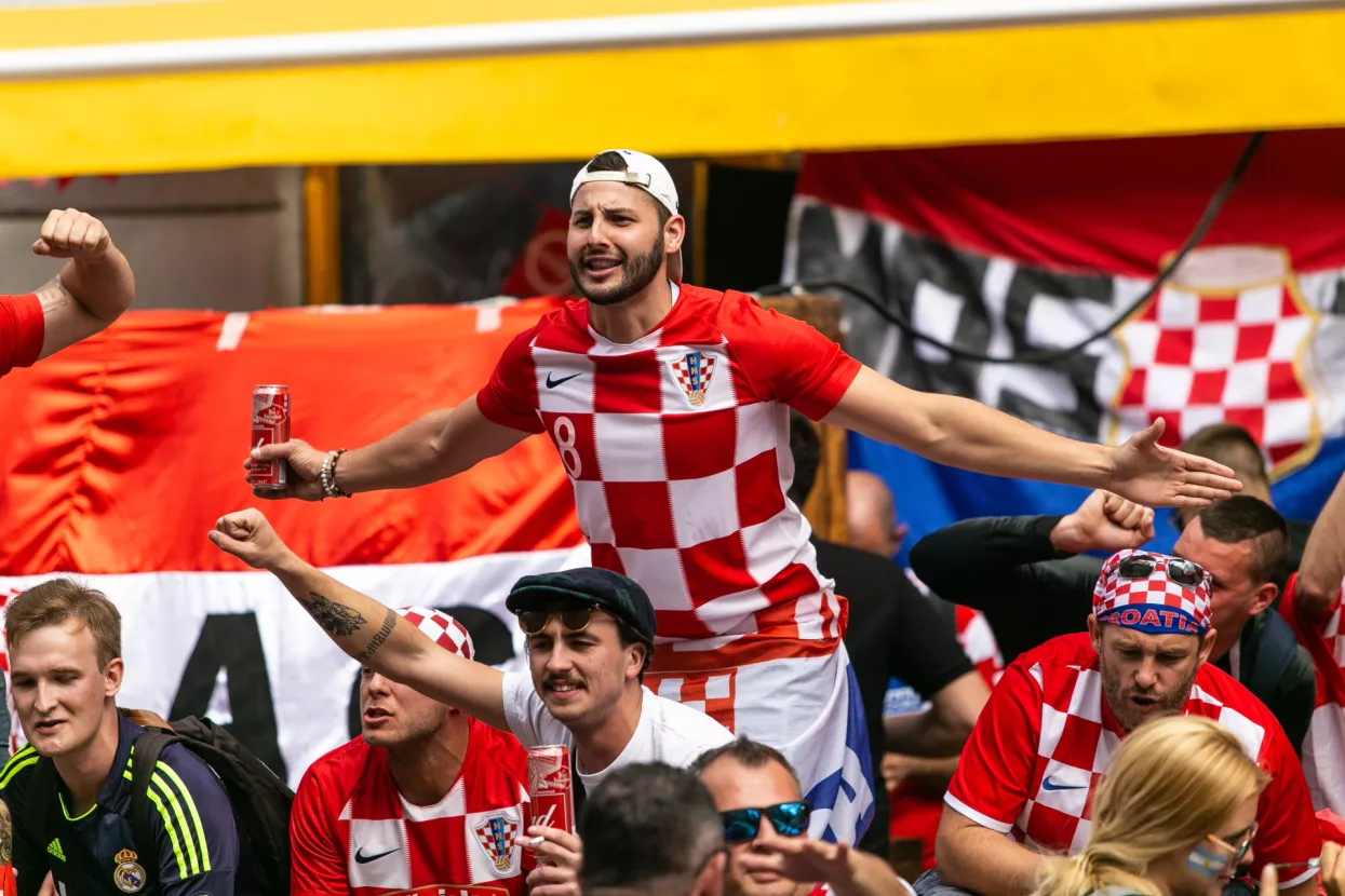  World Cup. navijači, hrvatska, croatia 