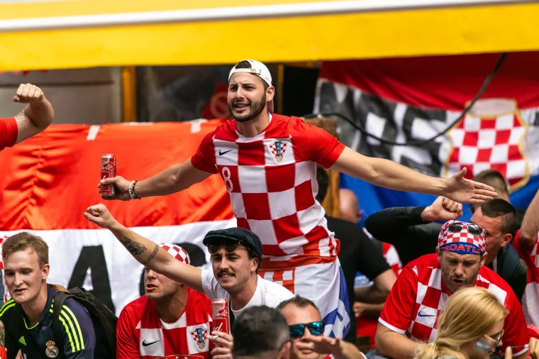  World Cup. navijači, hrvatska, croatia 