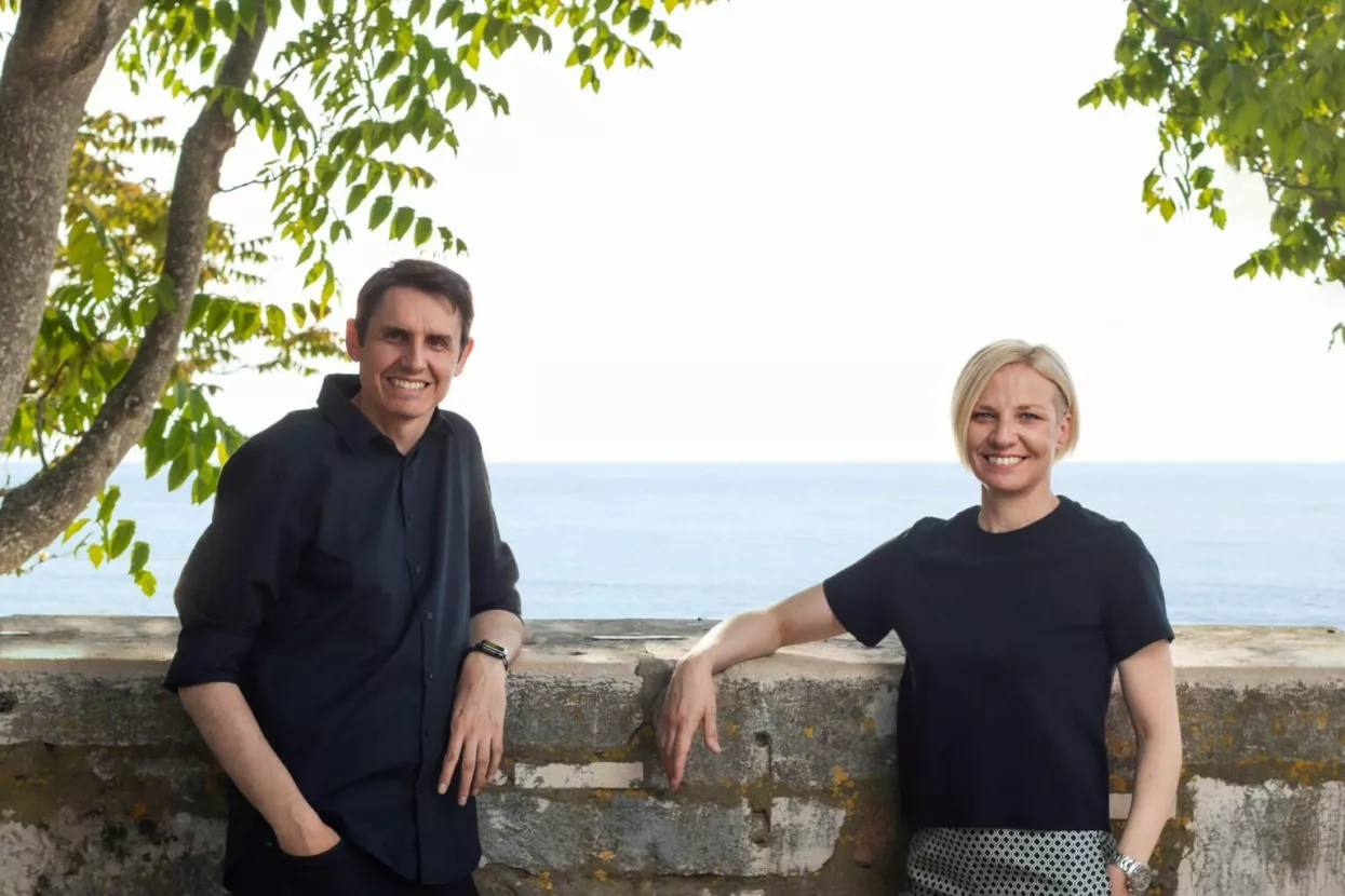 Suosnivači Studija Tumpić/Prenc, Anselmo Tumpić i Sara Prenc Opačić