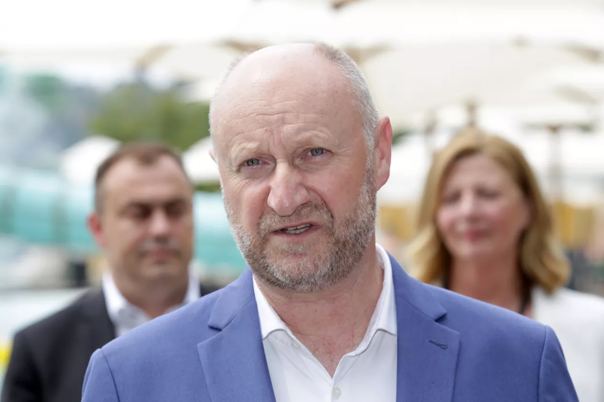 Željko Kolar, Službeno otvaranje nove vodene atrakcije u Termama Jezerčica