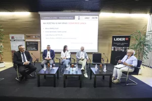 11. konferencija o izvozu: Pametni znaju čemu služi izvoz.2. panel:Na početku ili na kraju dobavnog lanca:Mario Muller, Denis Nemčević, Lidija Škarica, Mario Škufica